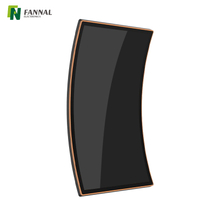 Moniteur incurvé de résolution 3840 x 2160 de 55 pouces pour postes de travail professionnels